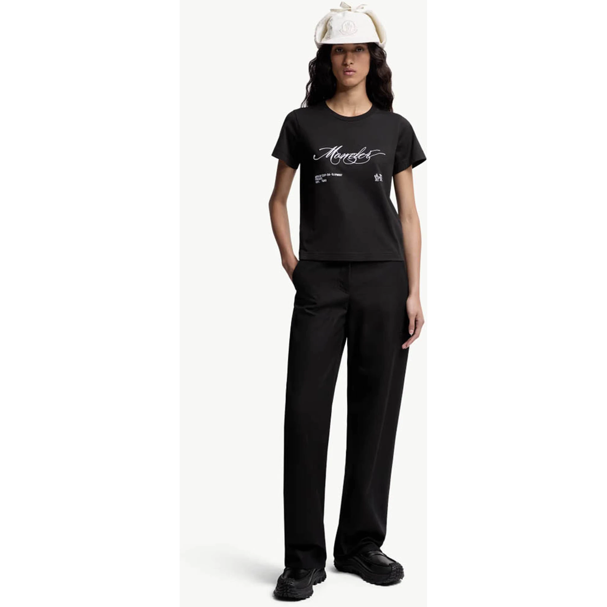Moncler T-shirts and Polos Black