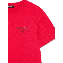 Balmain T-shirts and Polos Red