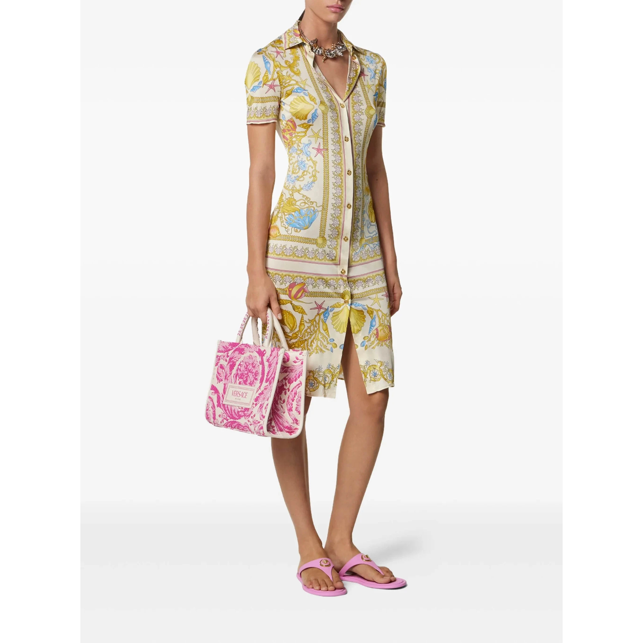 Versace Dresses White