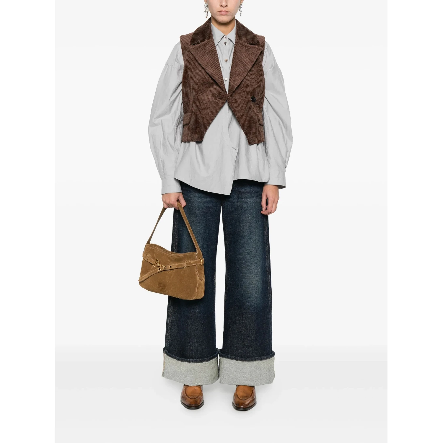 GANNI Jackets Brown