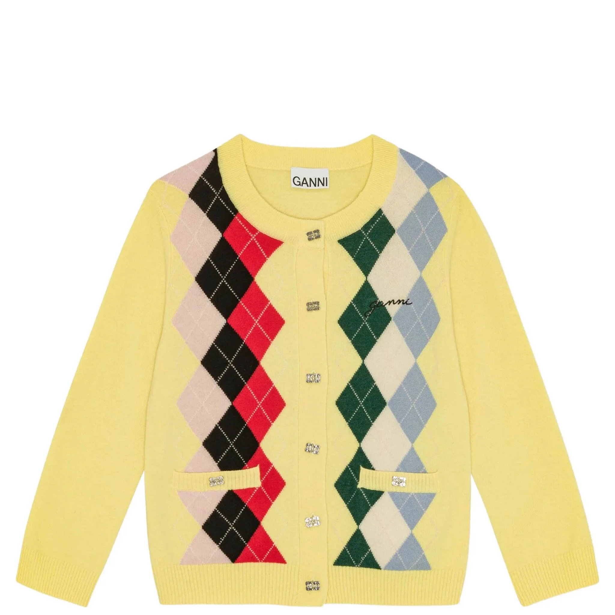 GANNI Sweaters Yellow