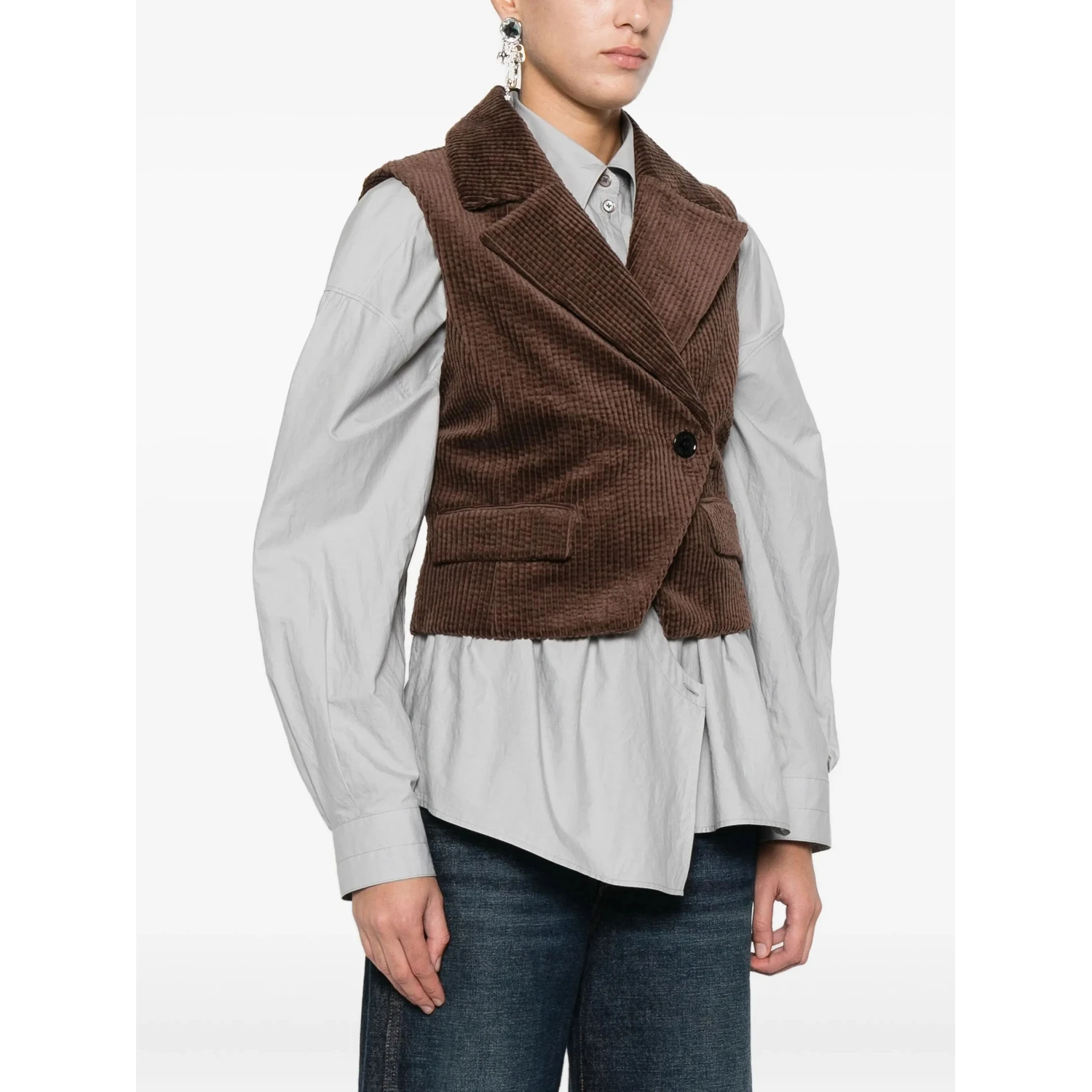 GANNI Jackets Brown