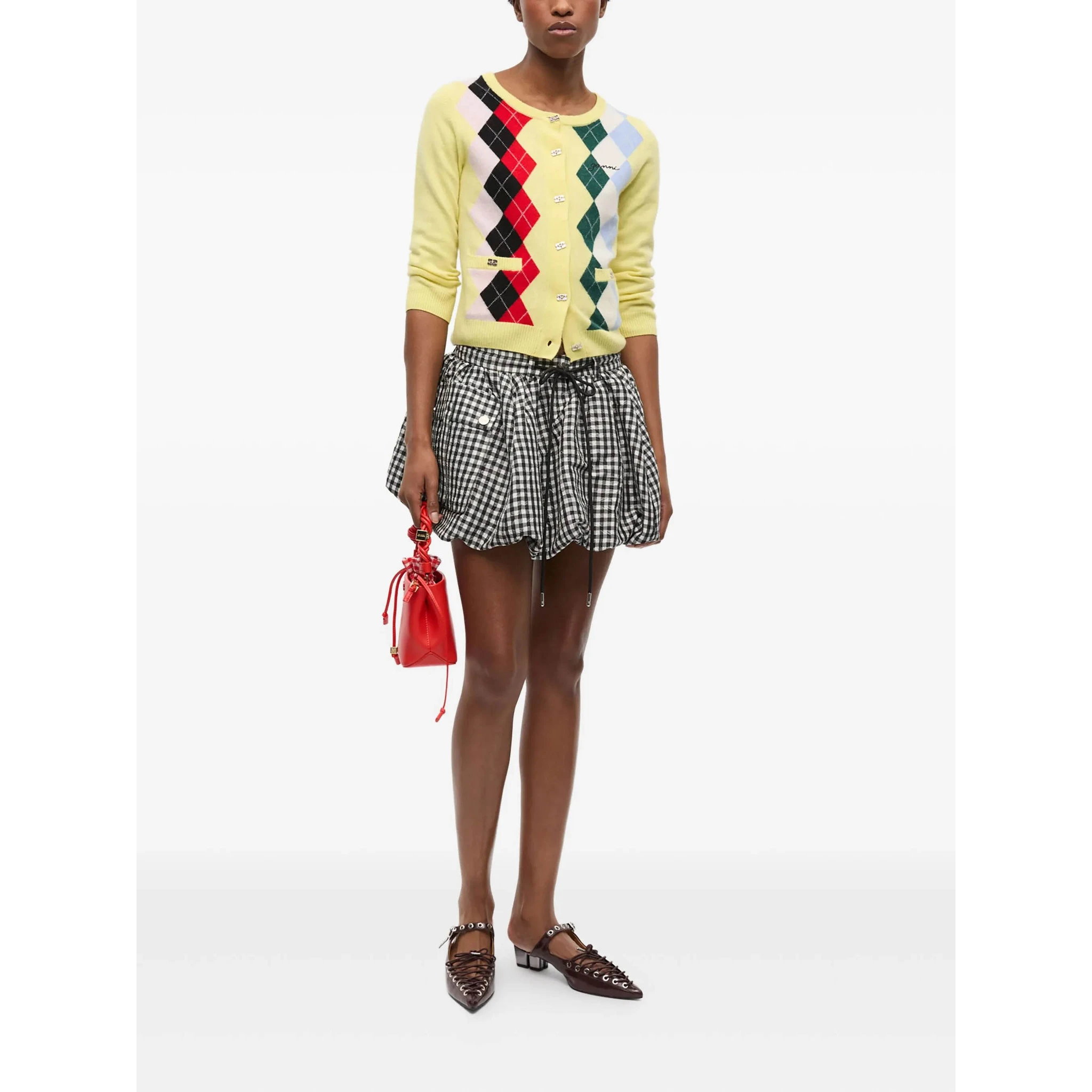 GANNI Sweaters Yellow