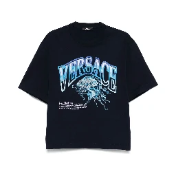 Versace T-shirts and Polos Blue