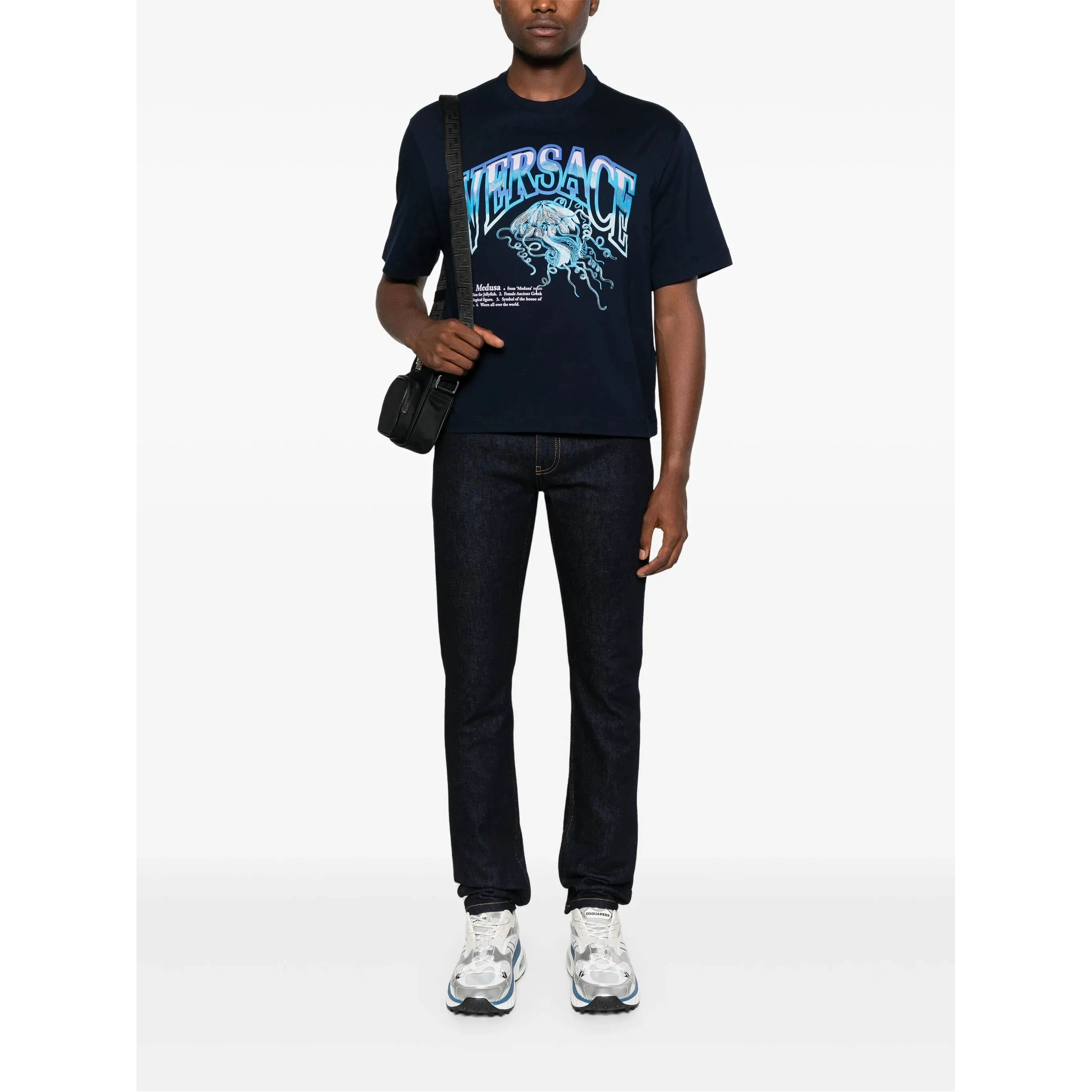 Versace T-shirts and Polos Blue