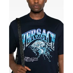 Versace T-shirts and Polos Blue