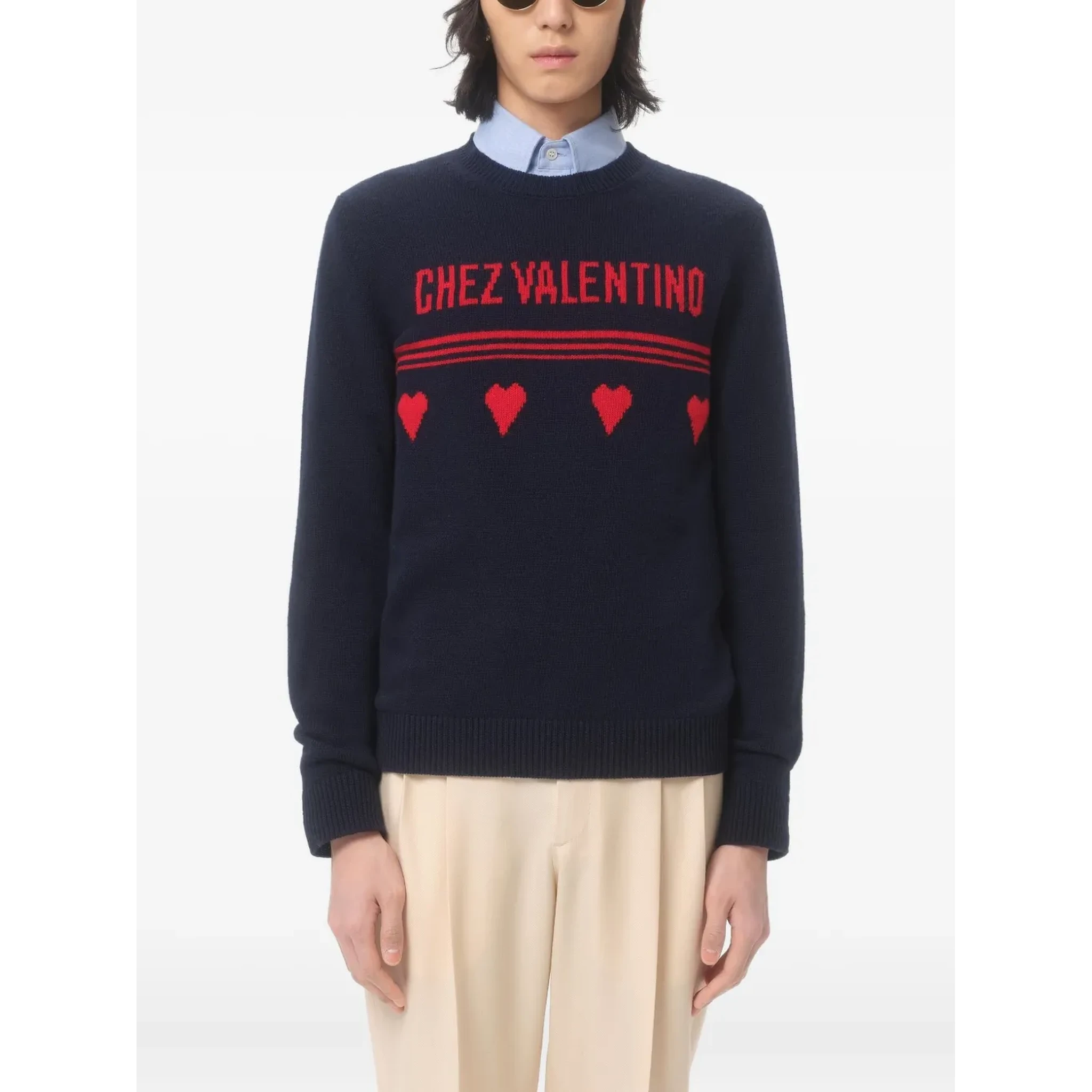 Valentino Garavani Sweaters Blue