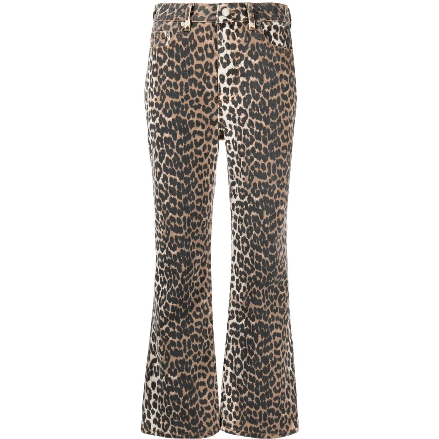GANNI Jeans Brown