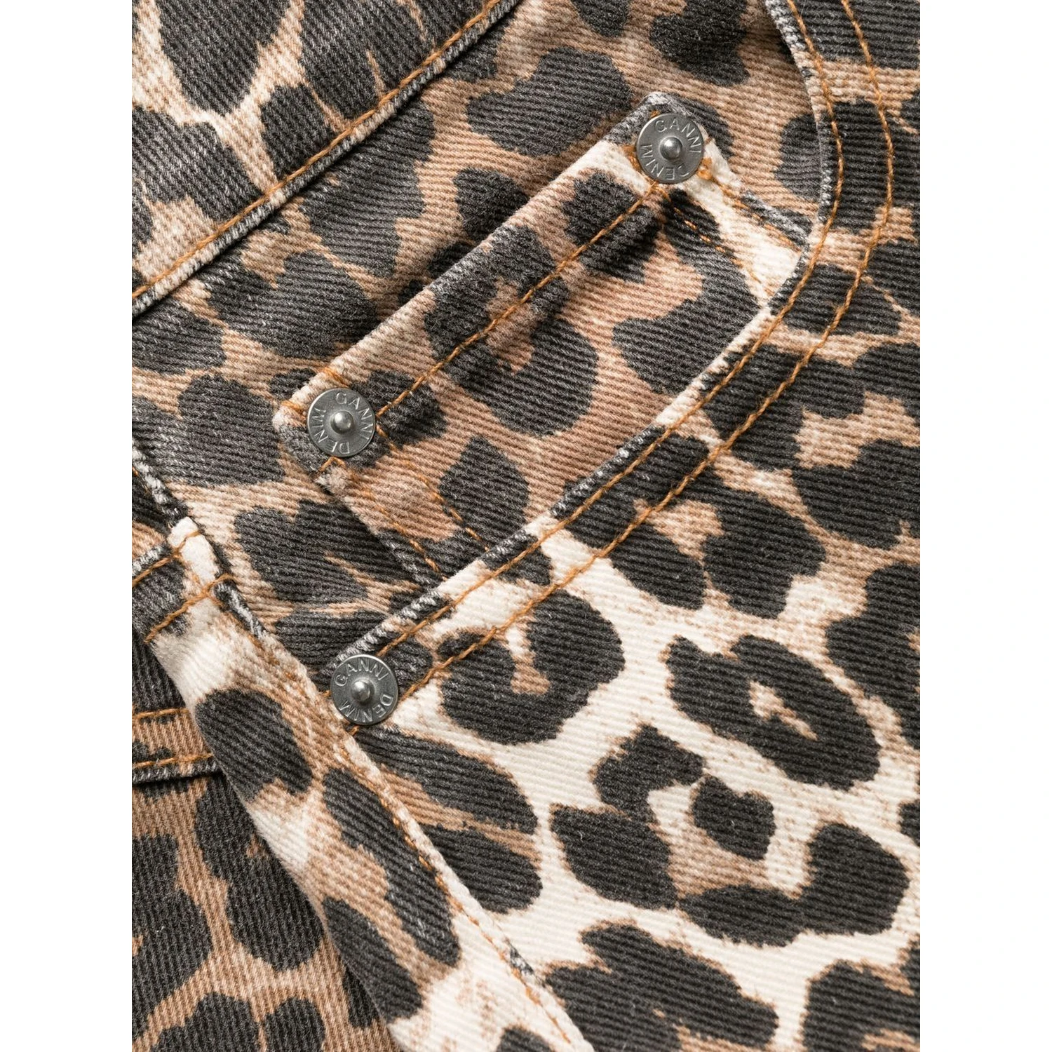 GANNI Jeans Brown