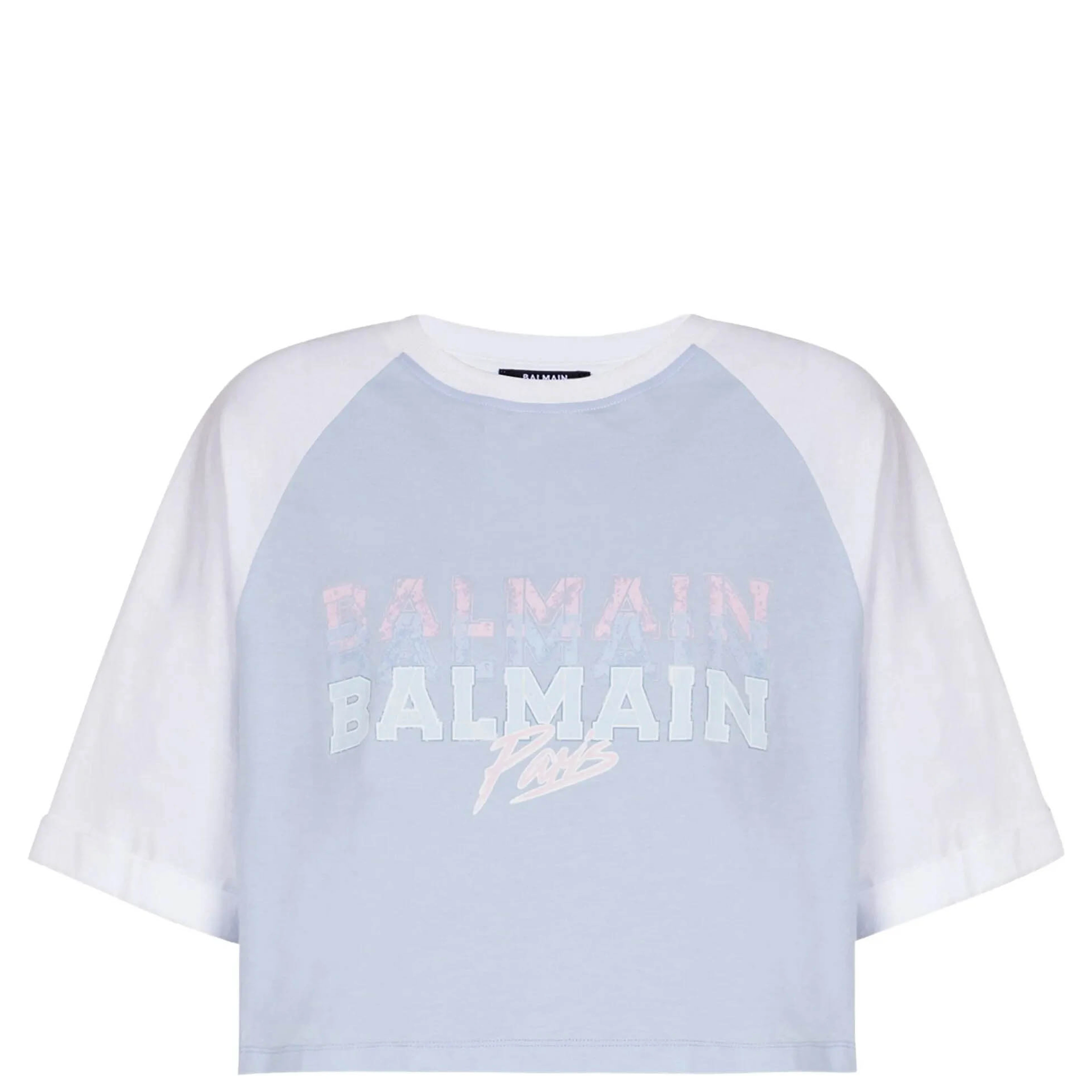 Balmain T-shirts and Polos Clear Blue