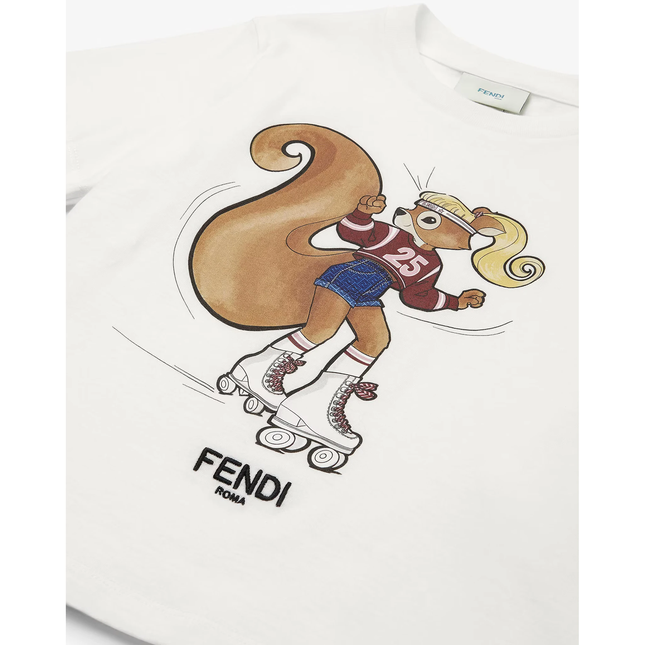 FENDI KIDS T-shirts and Polos White