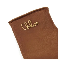 Chloè Gloves Brown