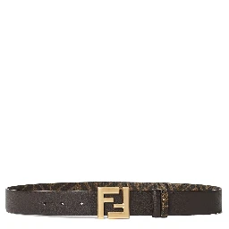 أحزمة فندي بنية اللون