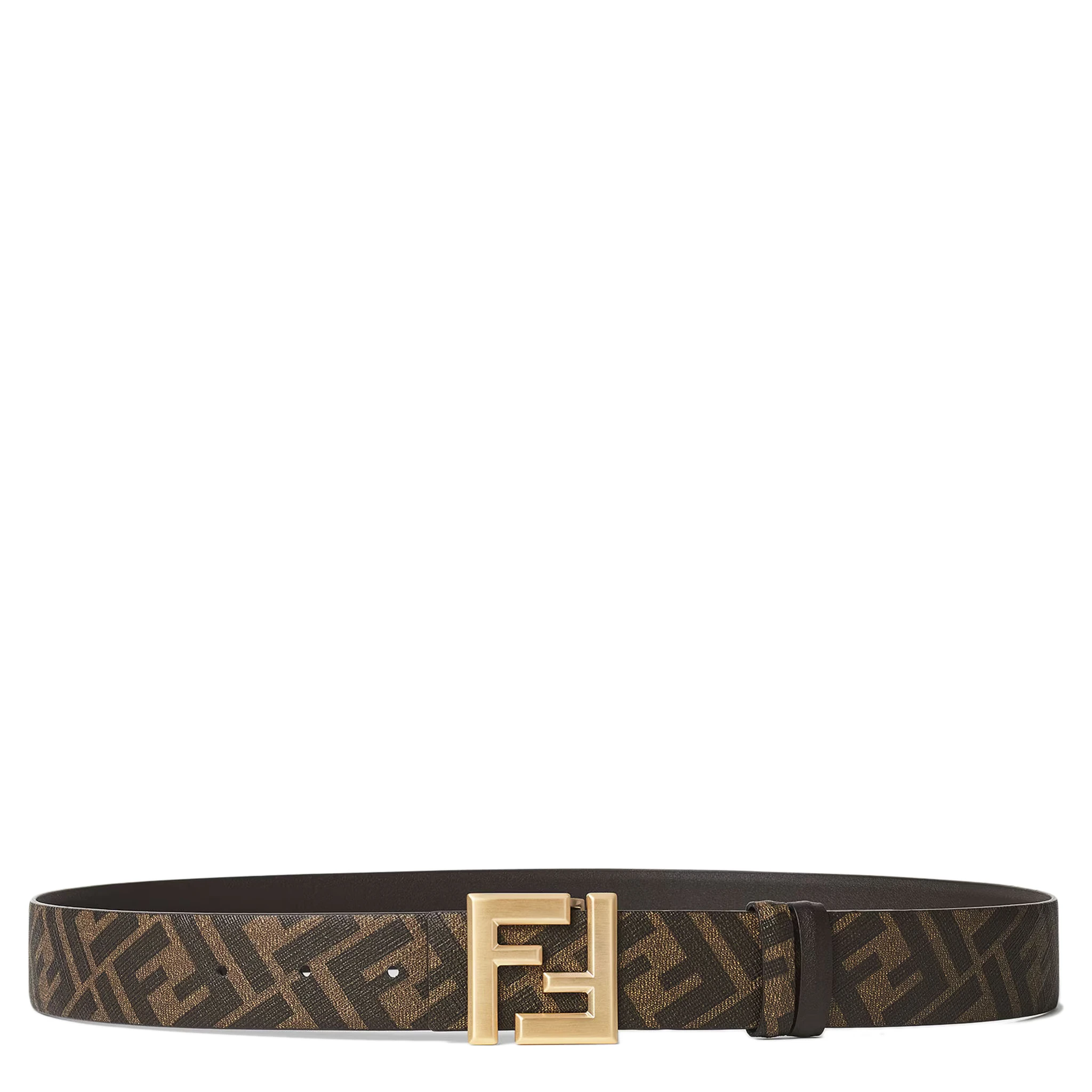 أحزمة فندي بنية اللون