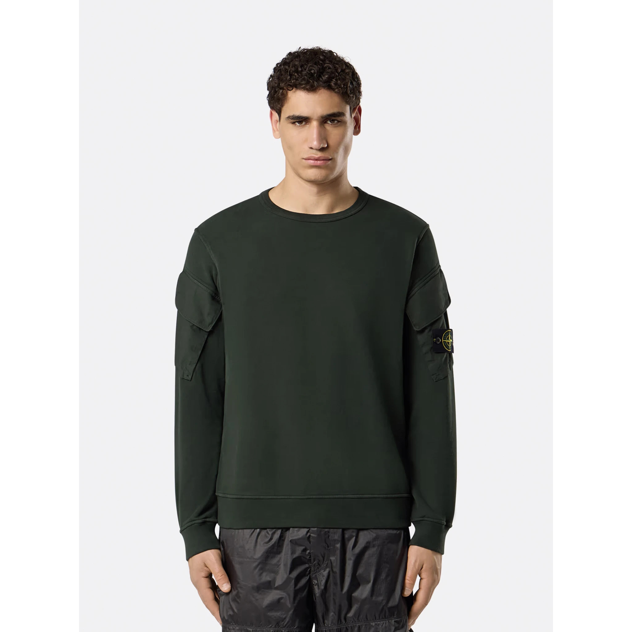 Stone Island Sweaters Green