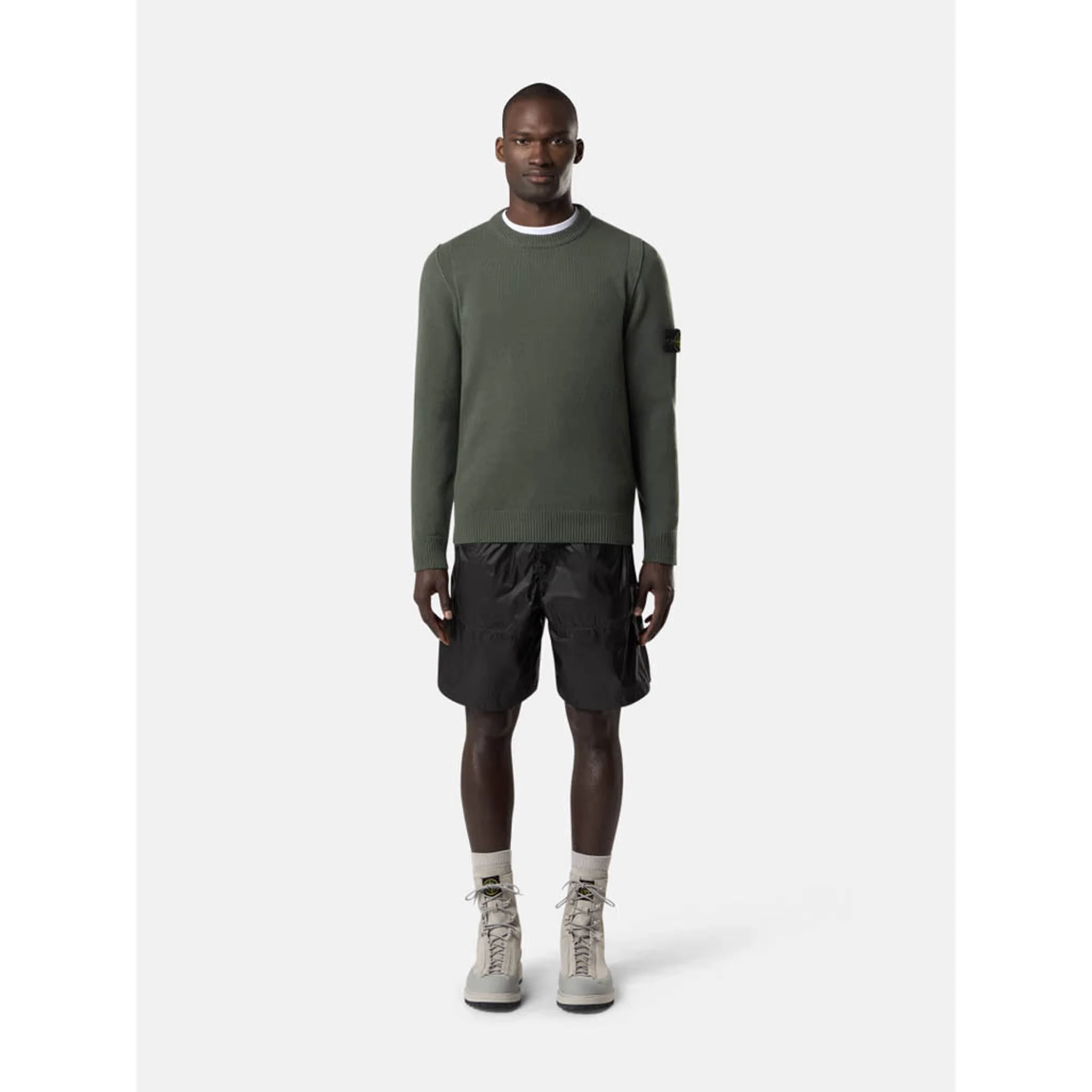 Stone Island Sweaters Green
