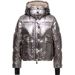 Moncler Coats Silver
