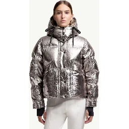 Moncler Coats Silver