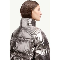 Moncler Coats Silver