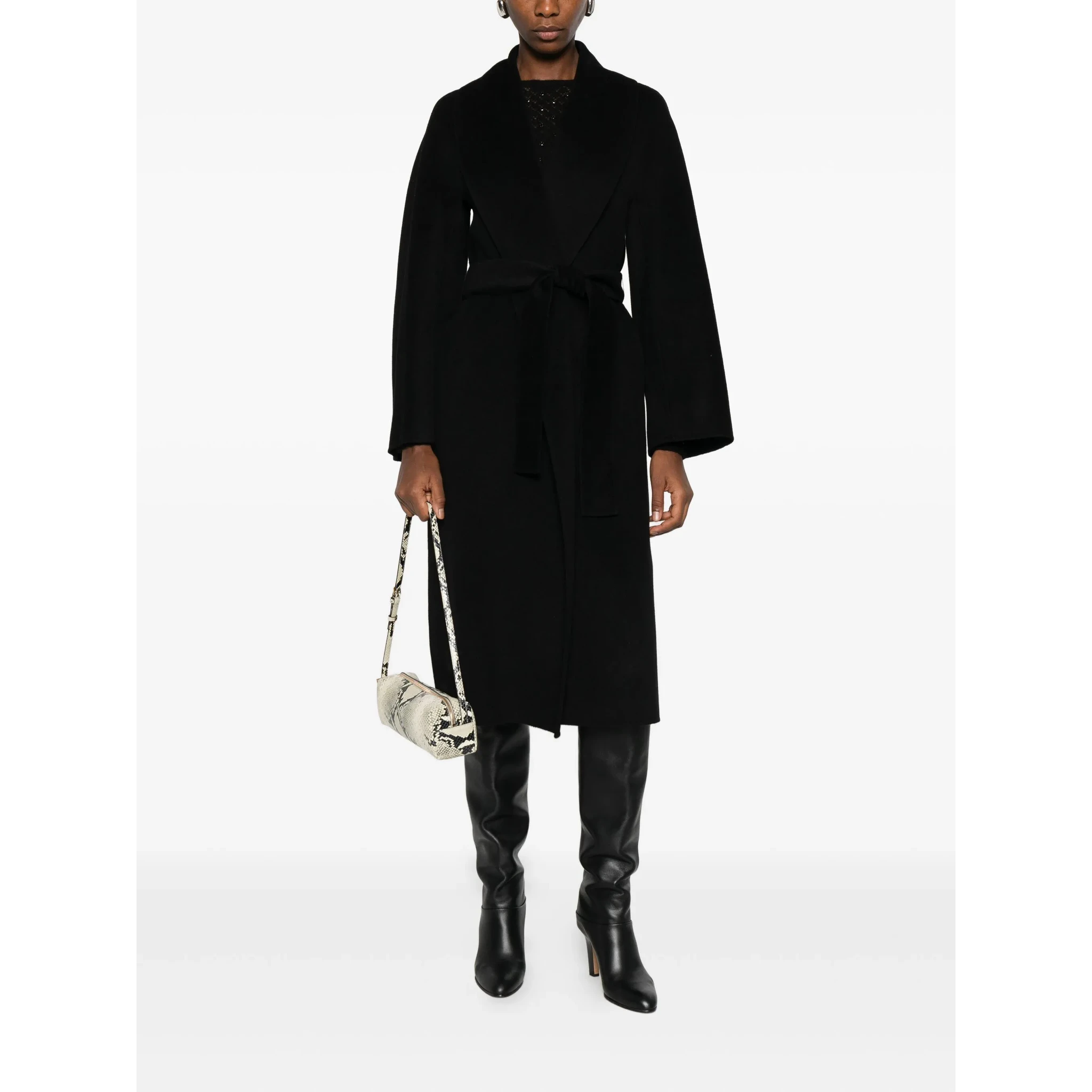 Max Mara Studio Coats Black