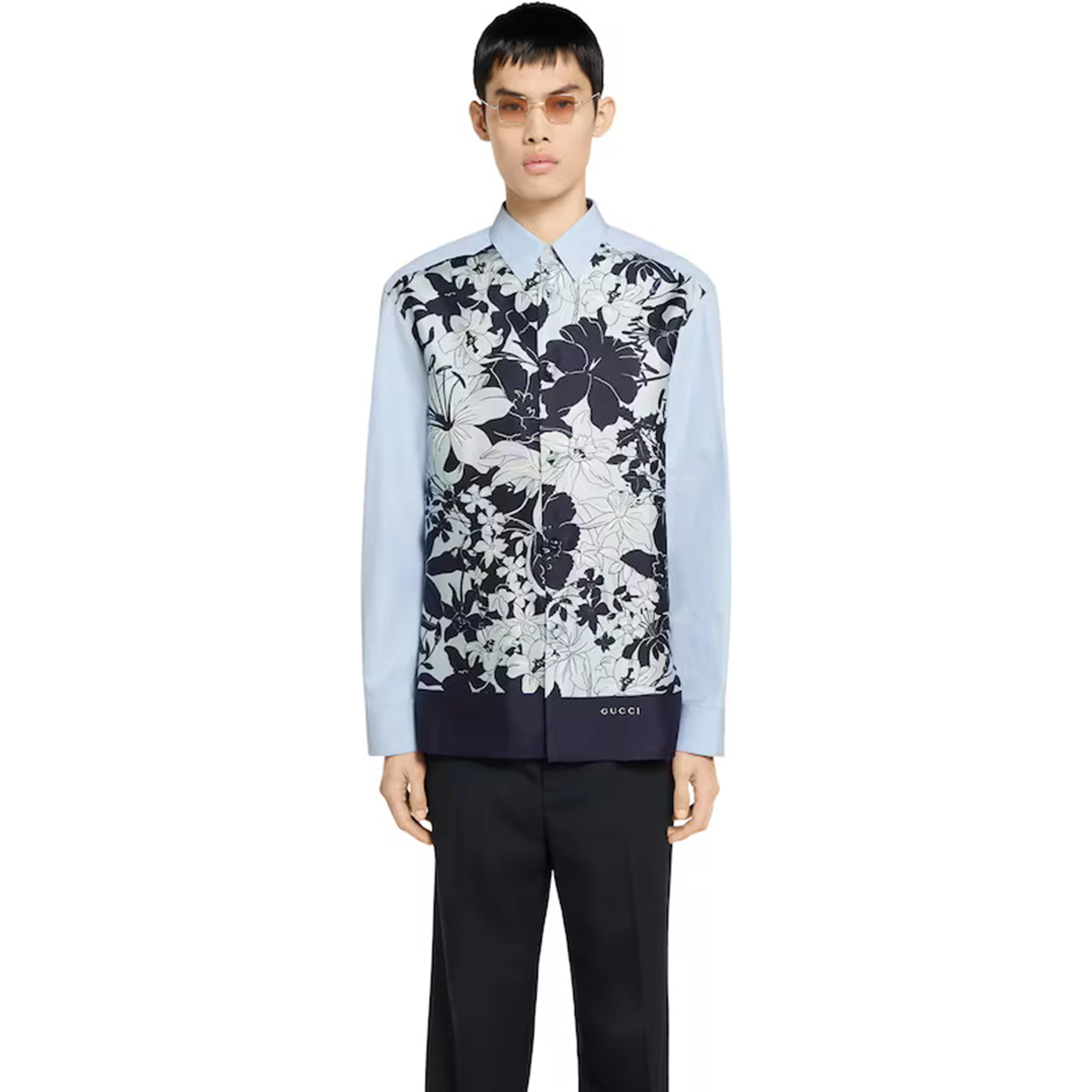 Gucci Shirts Clear Blue