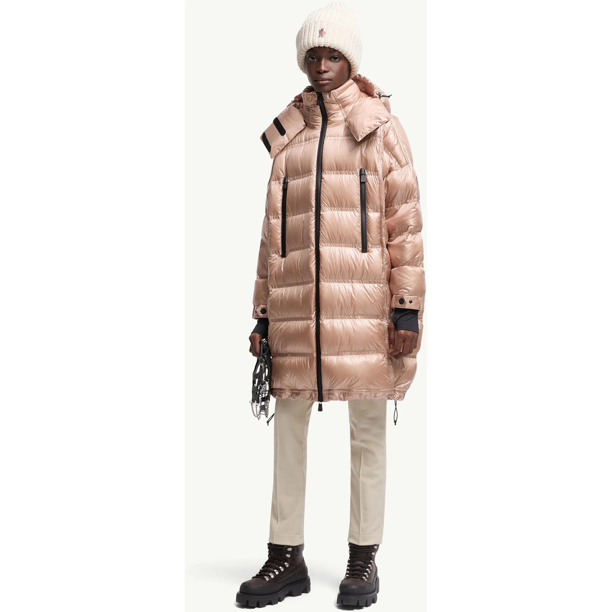 Moncler Coats Pink