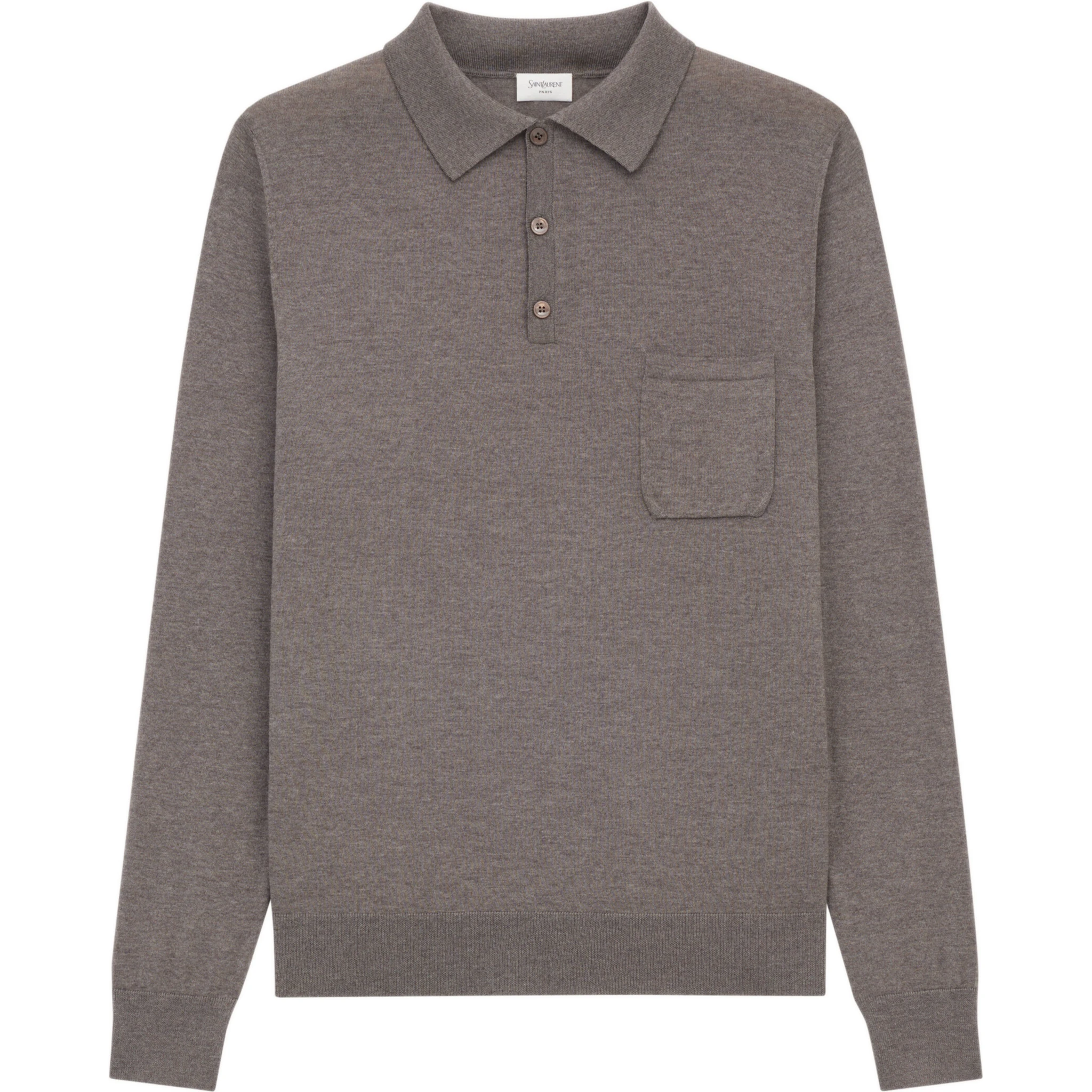 Saint Laurent  T-shirts and Polos Grey