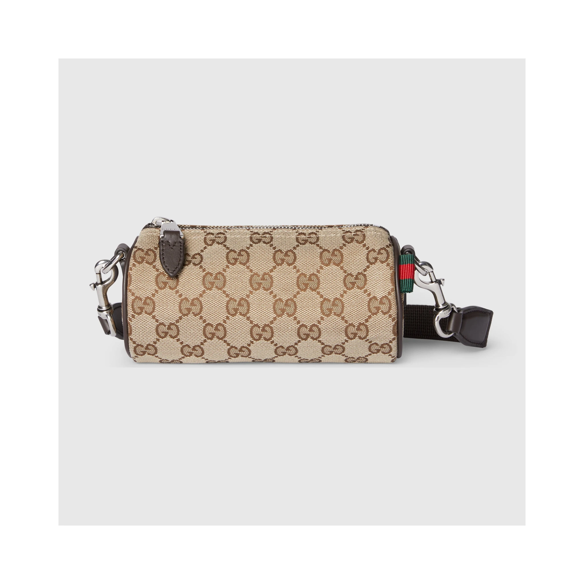 GG canvas mini cylinder bag