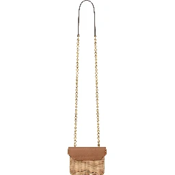 Mini woven wicker bag