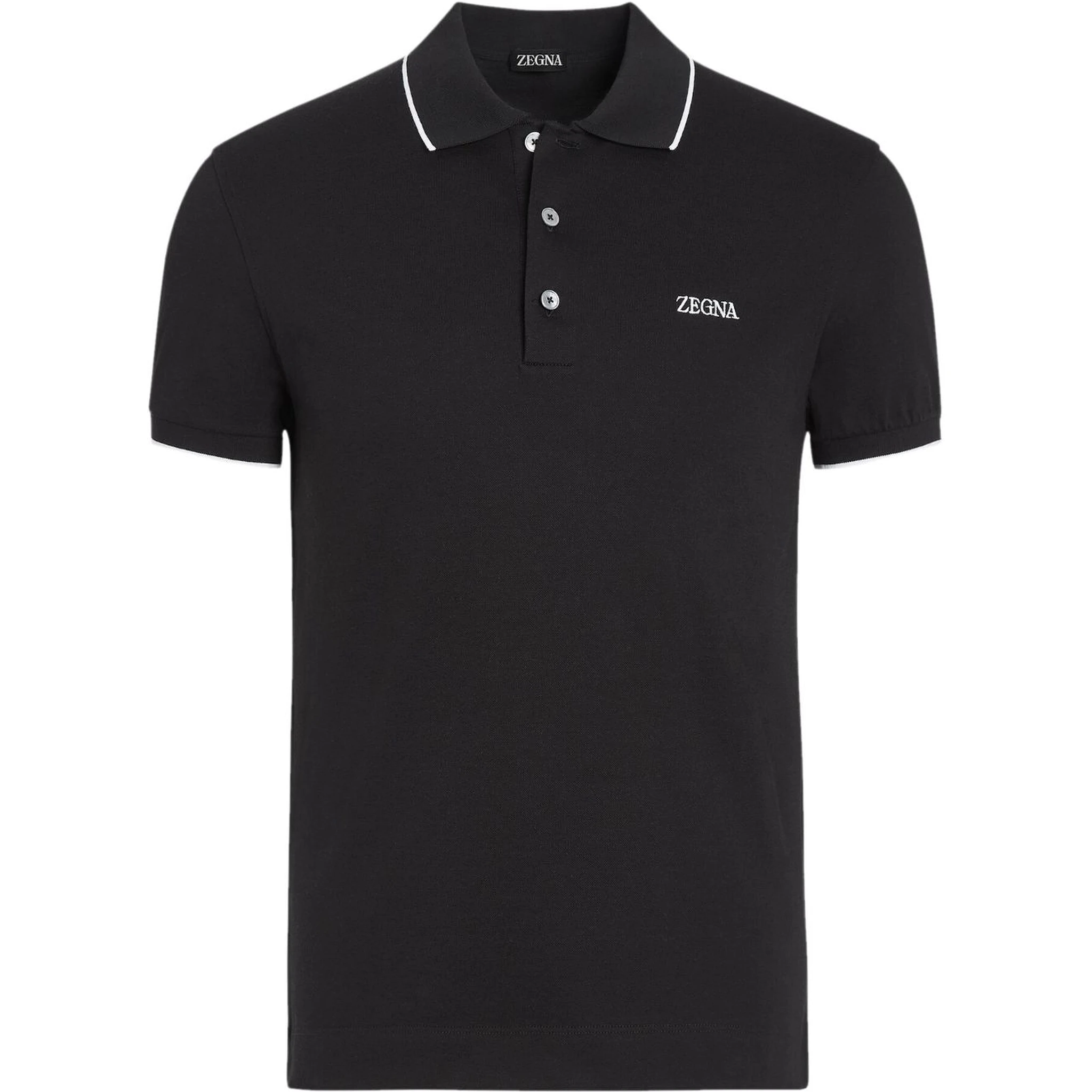 ZEGNA T-shirts and Polos Black