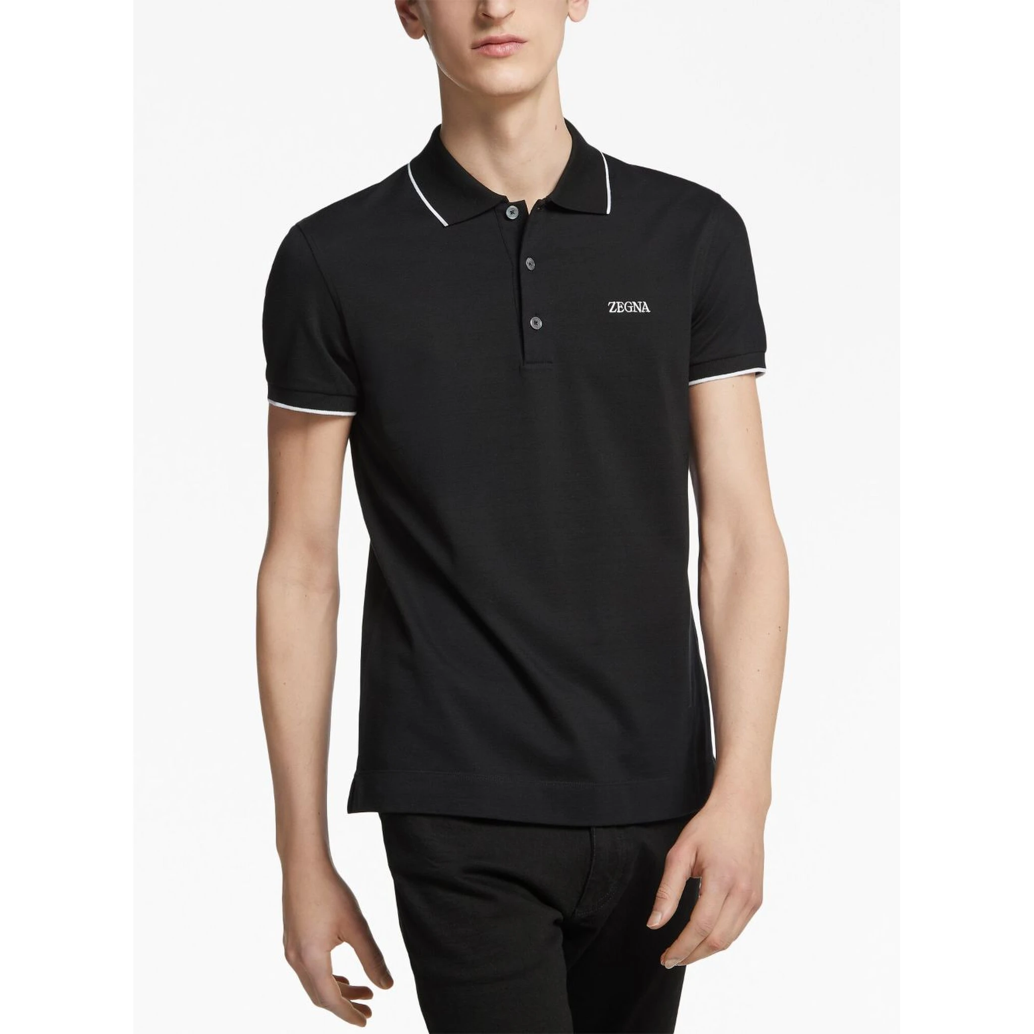 ZEGNA T-shirts and Polos Black