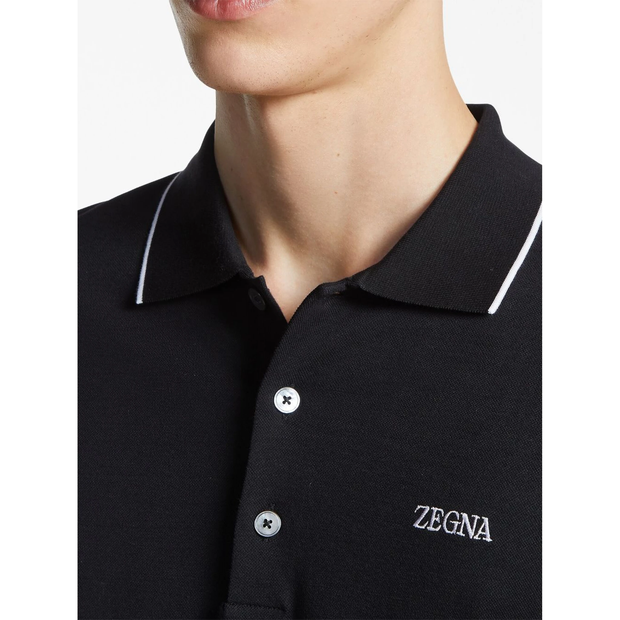 ZEGNA T-shirts and Polos Black