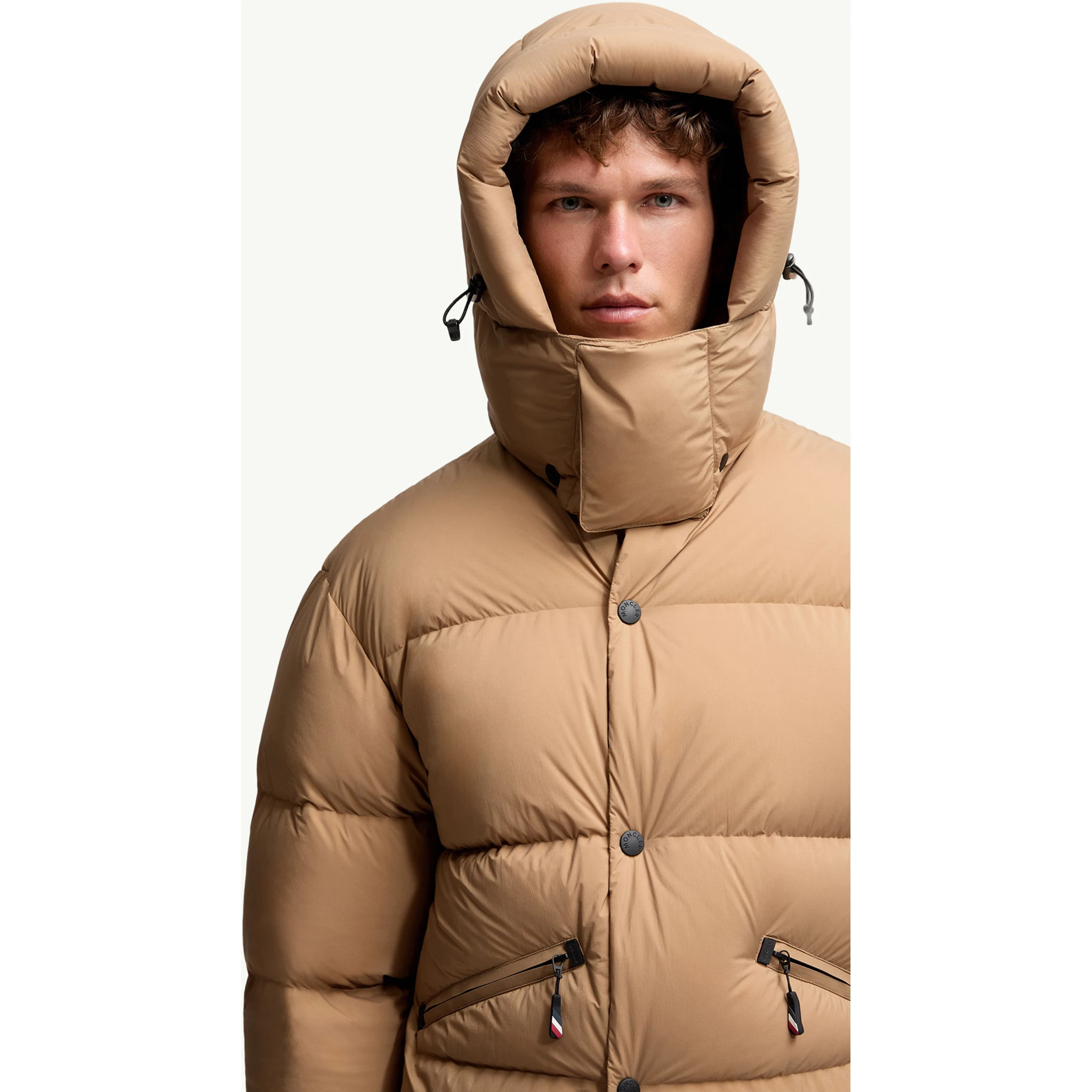 Moncler Coats Brown