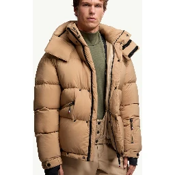 Moncler Coats Brown