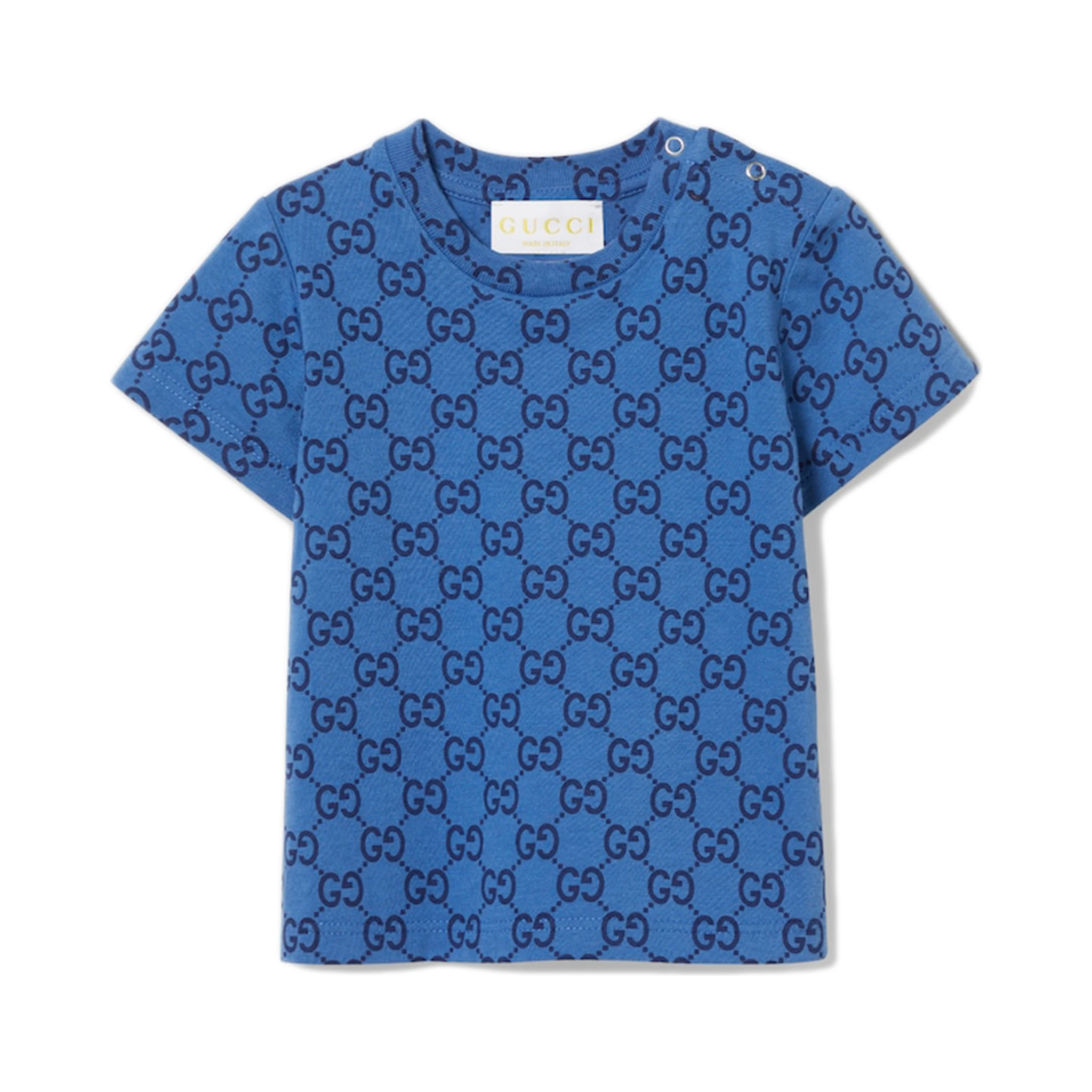 GUCCI KIDS T-shirts and Polos Blue