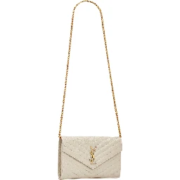 Cassandre matelassé envelope leather wallet