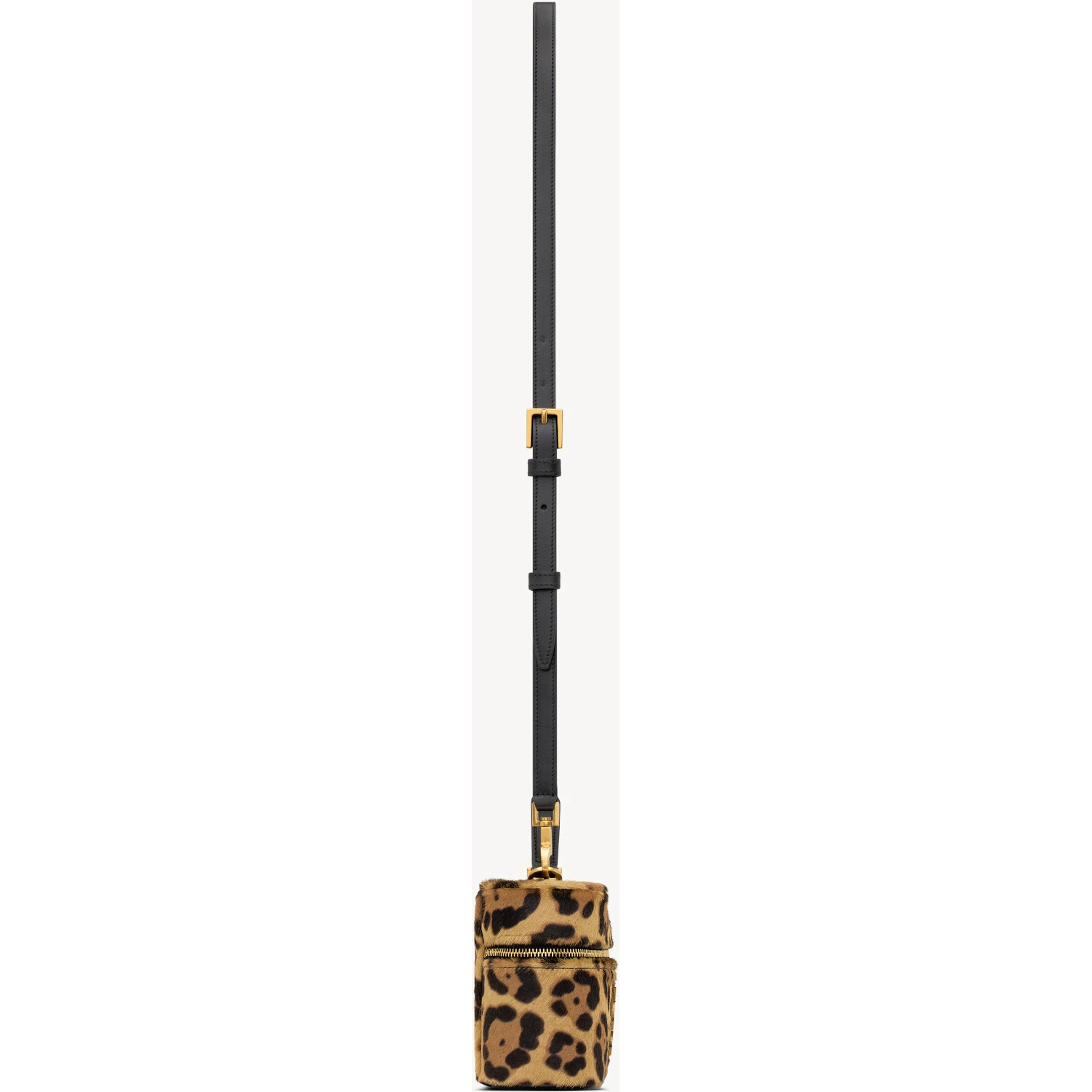 Gaby vanity bag in leopard-print pony hair leather