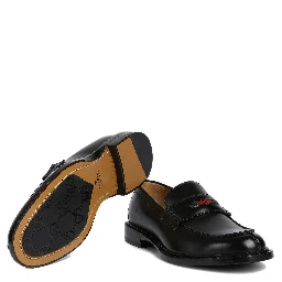 حذاء غوتشي مسطح أسود