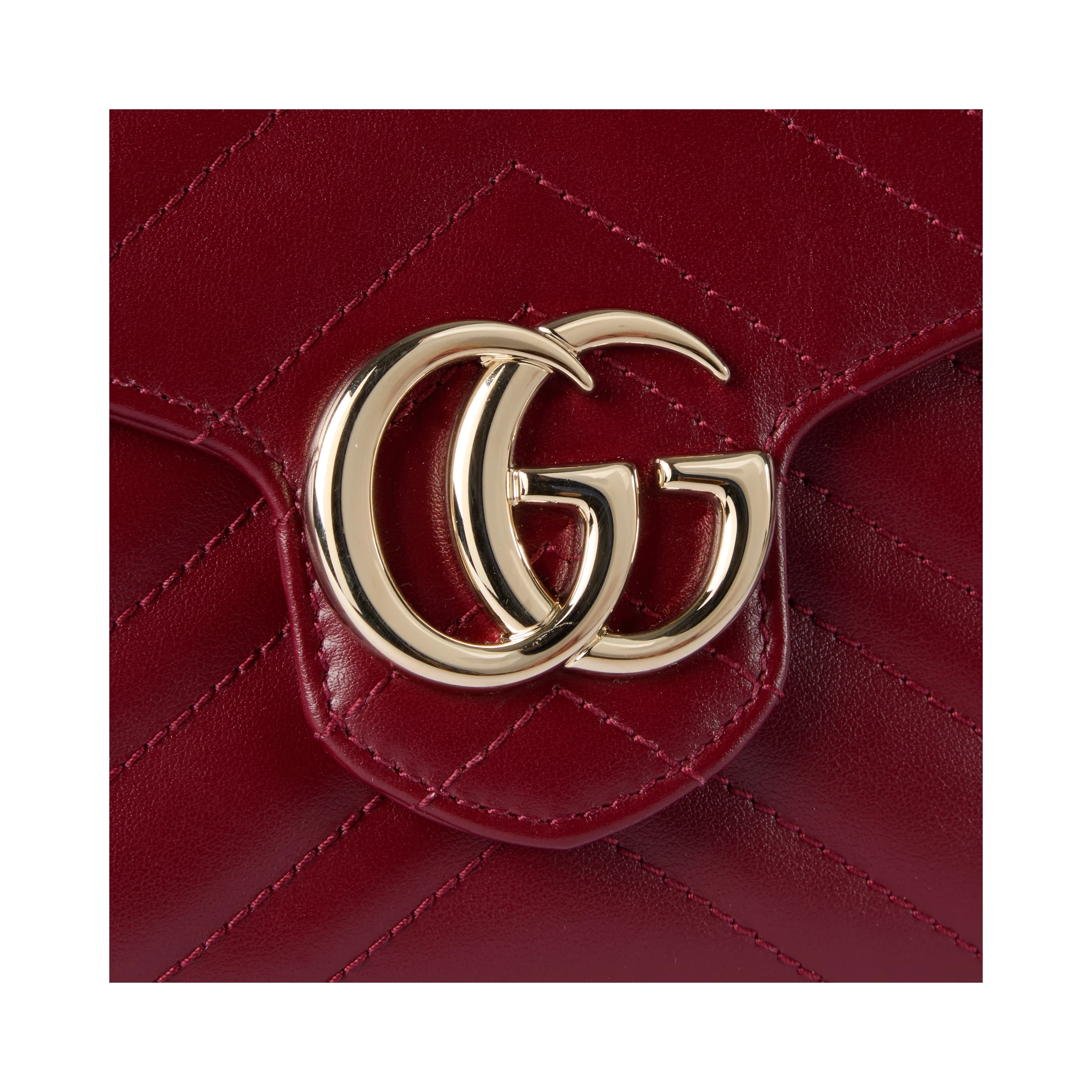 GG Marmont wallet on chain