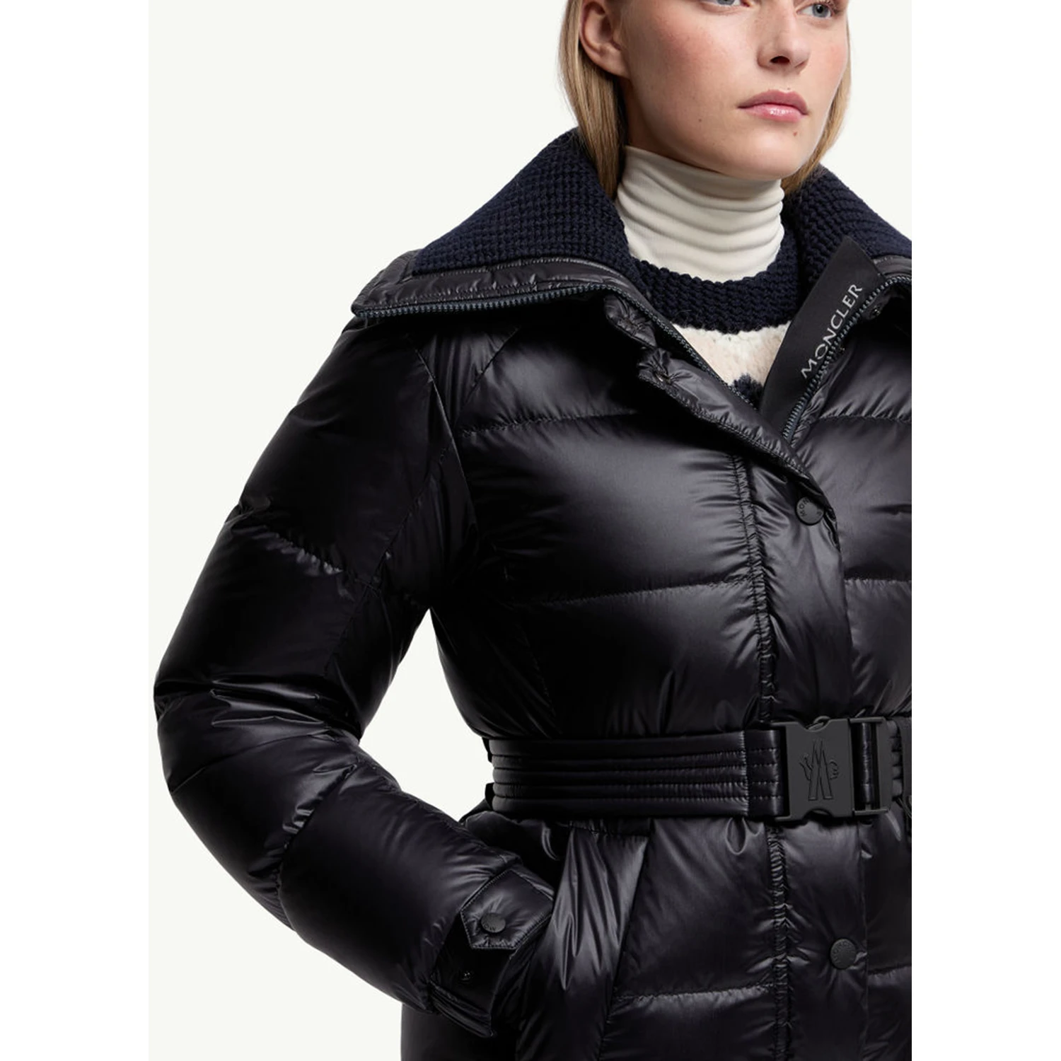 Moncler Coats Blue