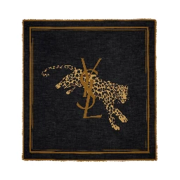 Saint Laurent  Scarfs Black