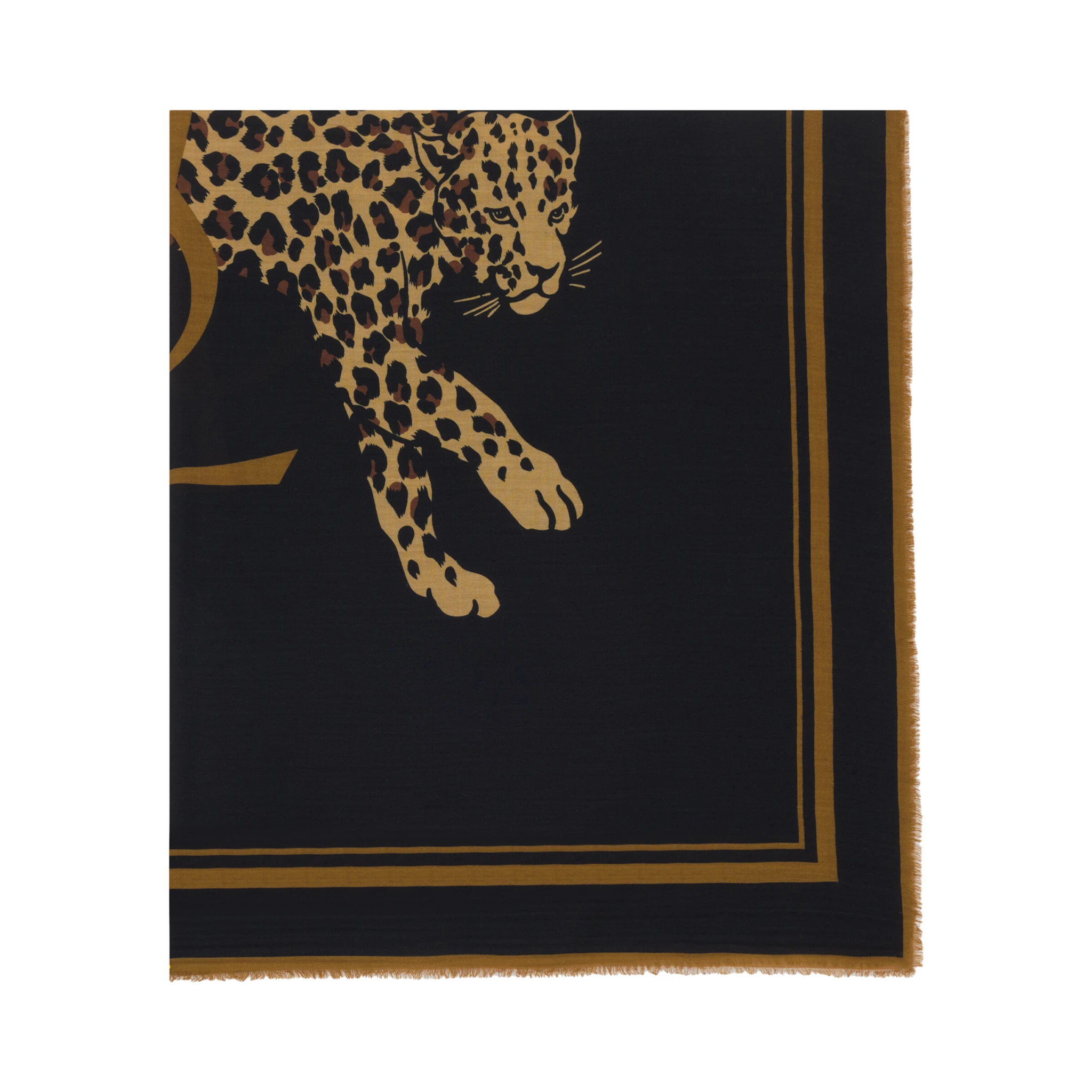Saint Laurent  Scarfs Black