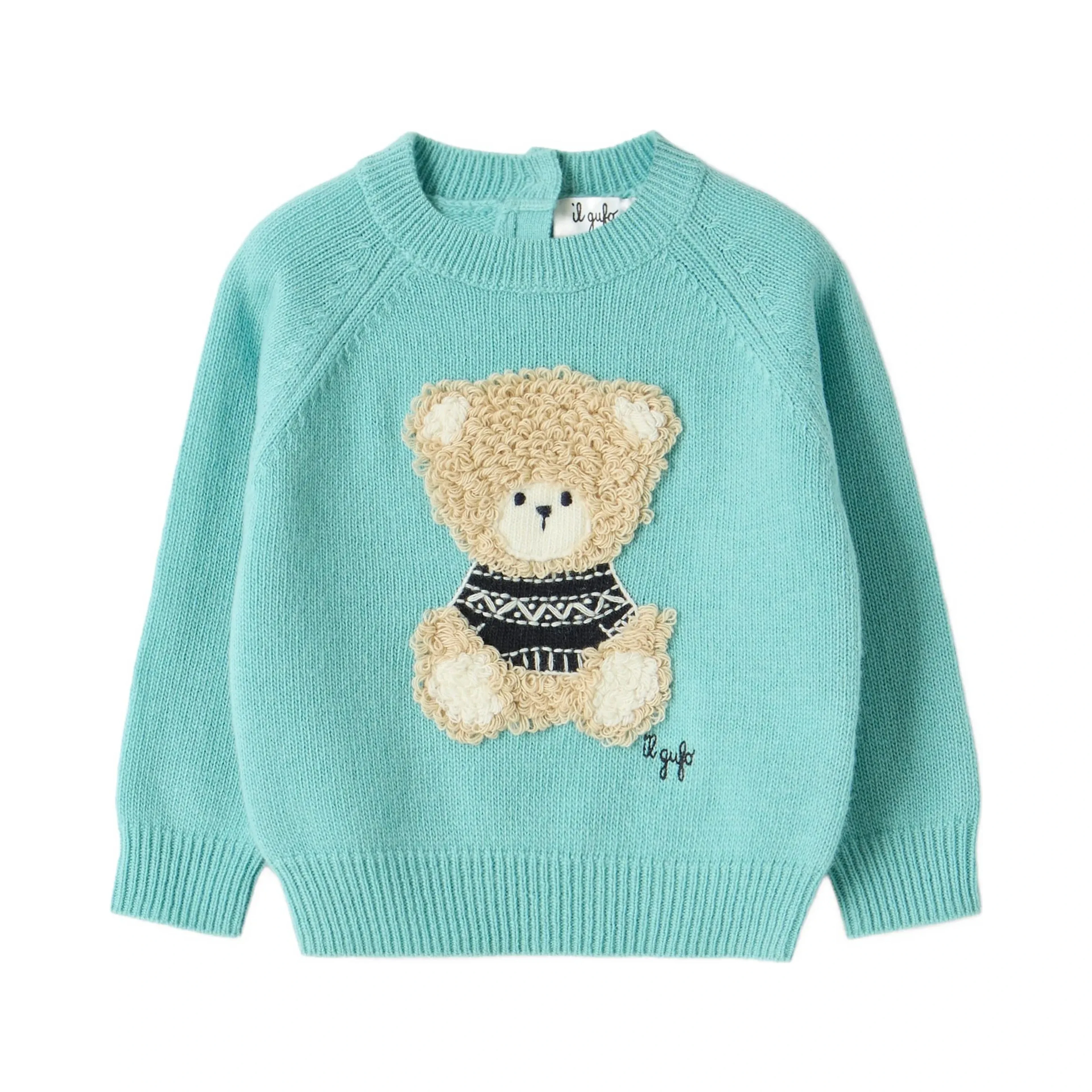Il Gufo Sweaters Clear Blue