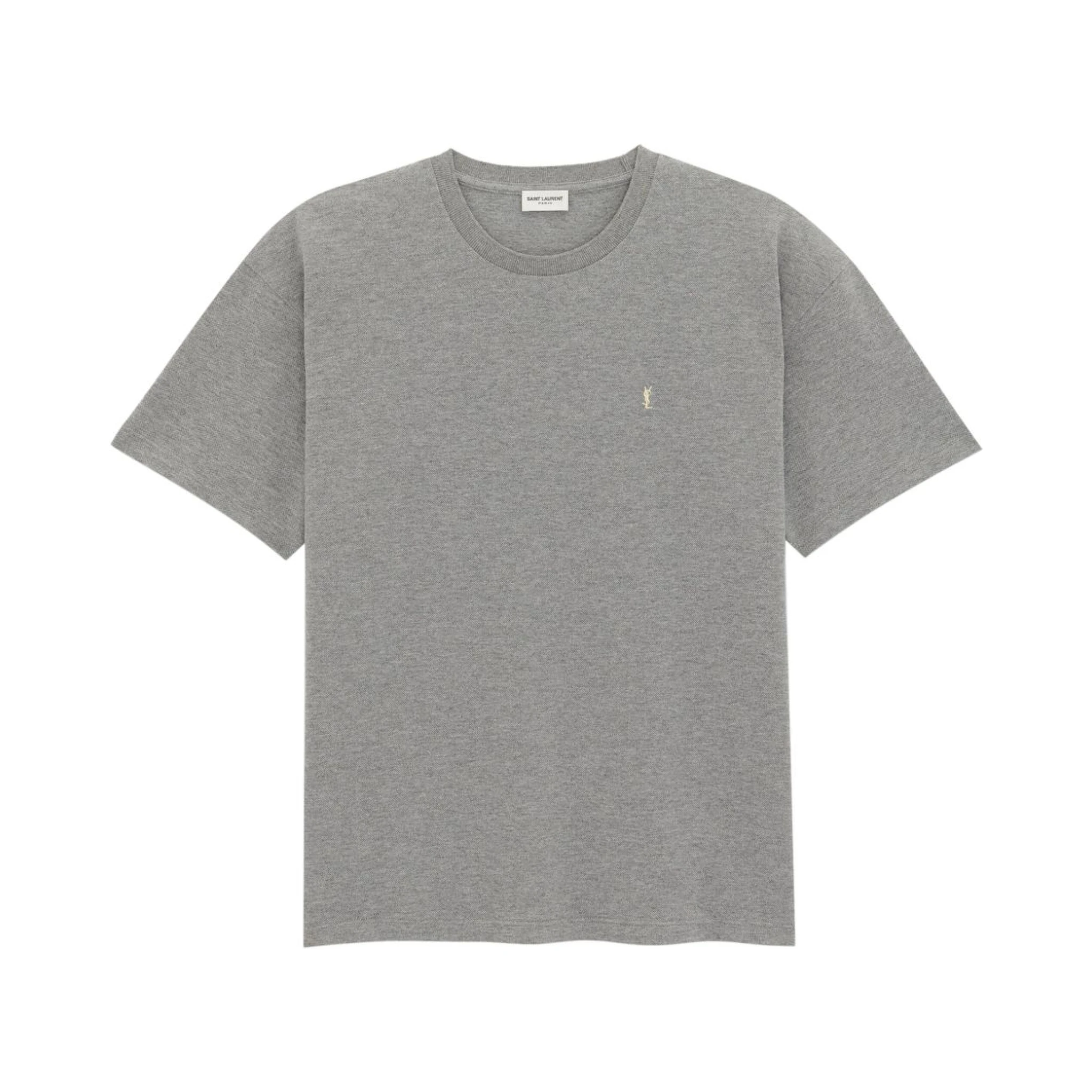 Saint Laurent  T-shirts and Polos Grey