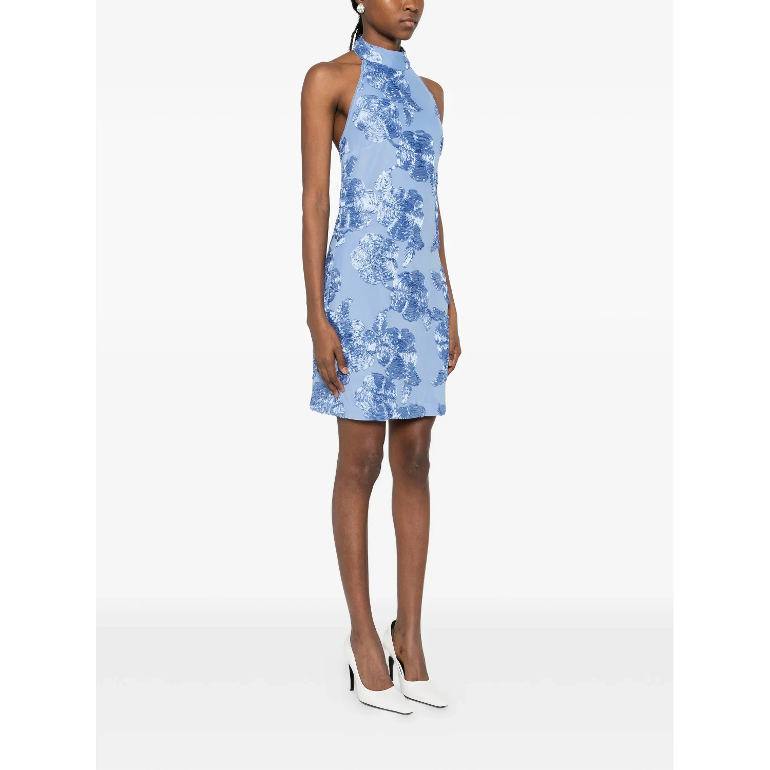 Rotate Dresses Clear Blue