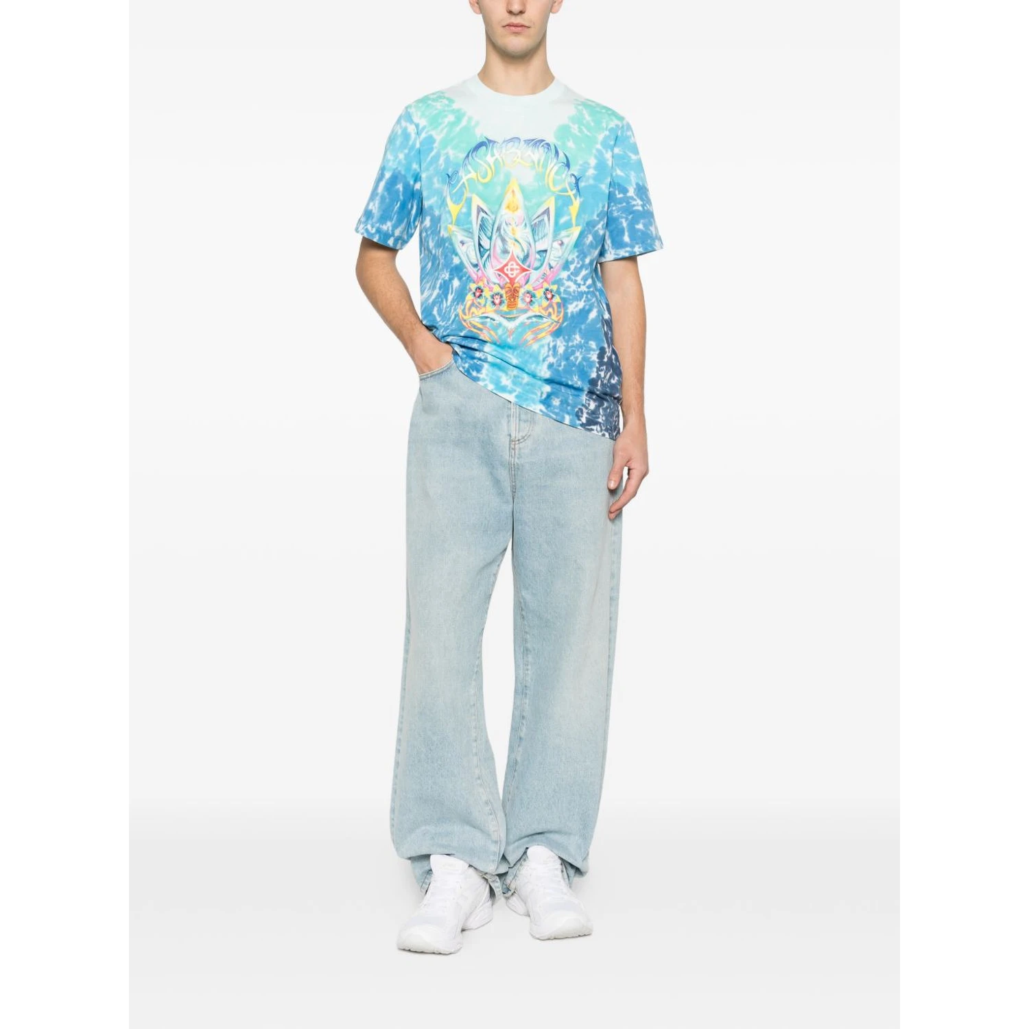 Casablanca T-shirts and Polos Blue