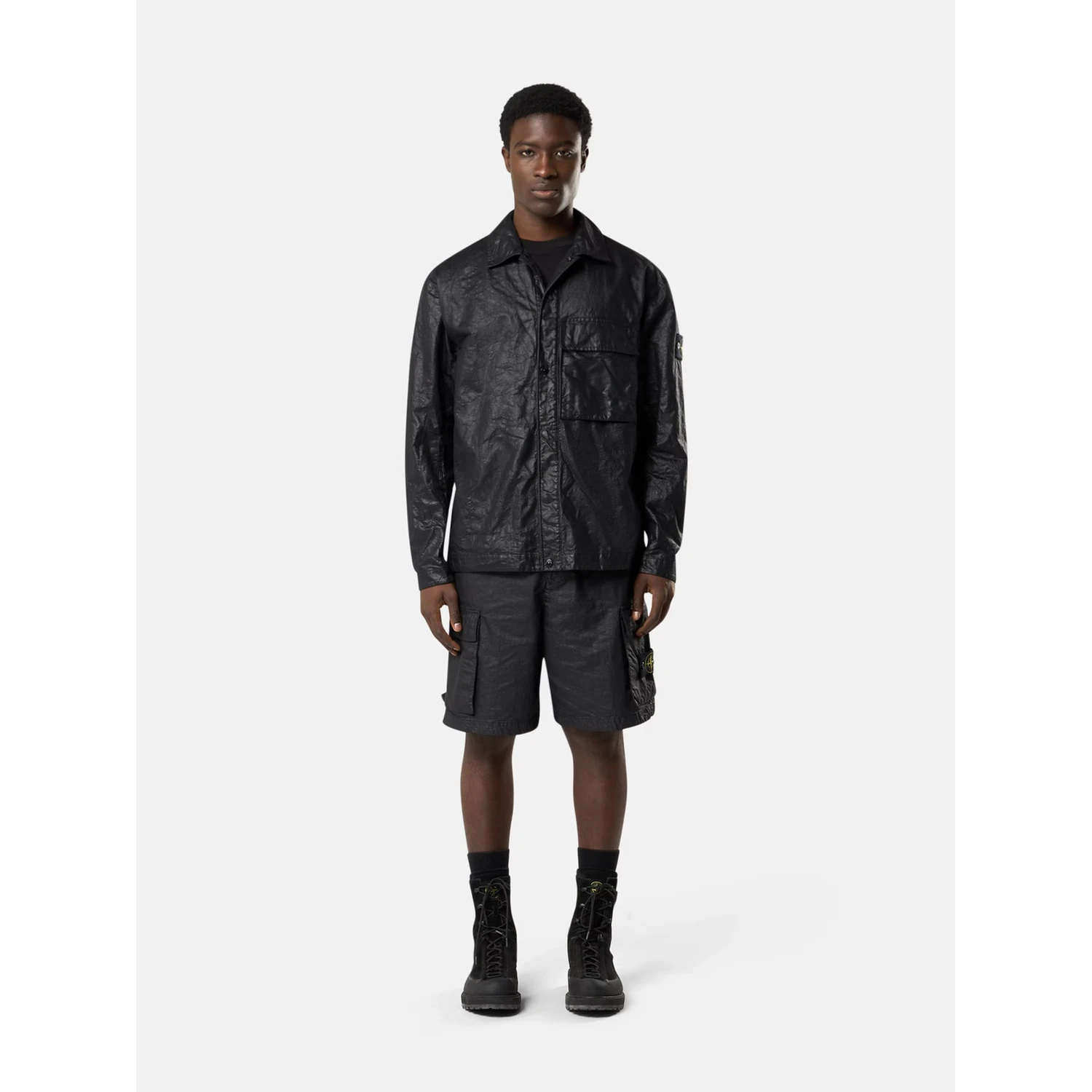 Stone Island Jackets Black