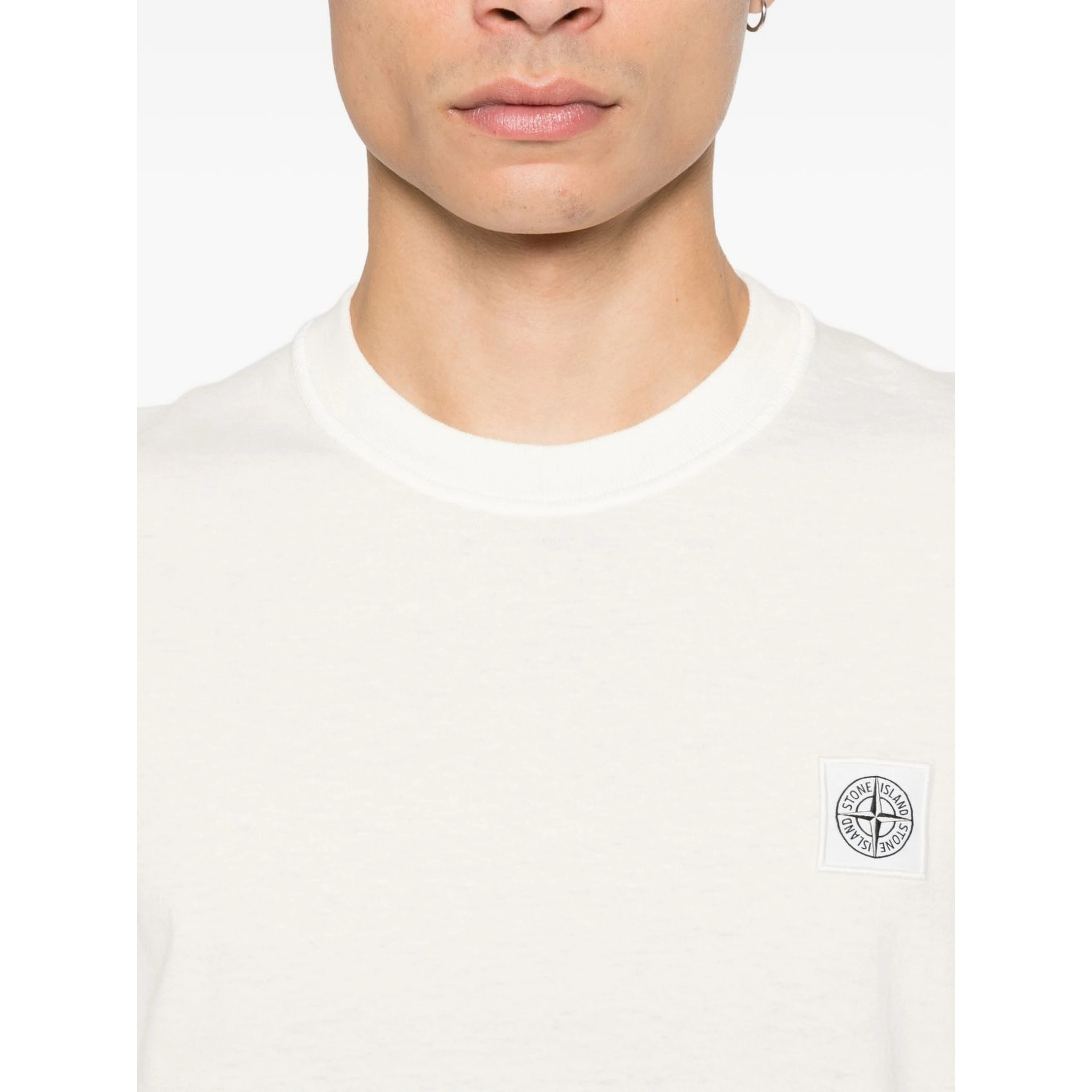 Stone Island T-shirts and Polos White