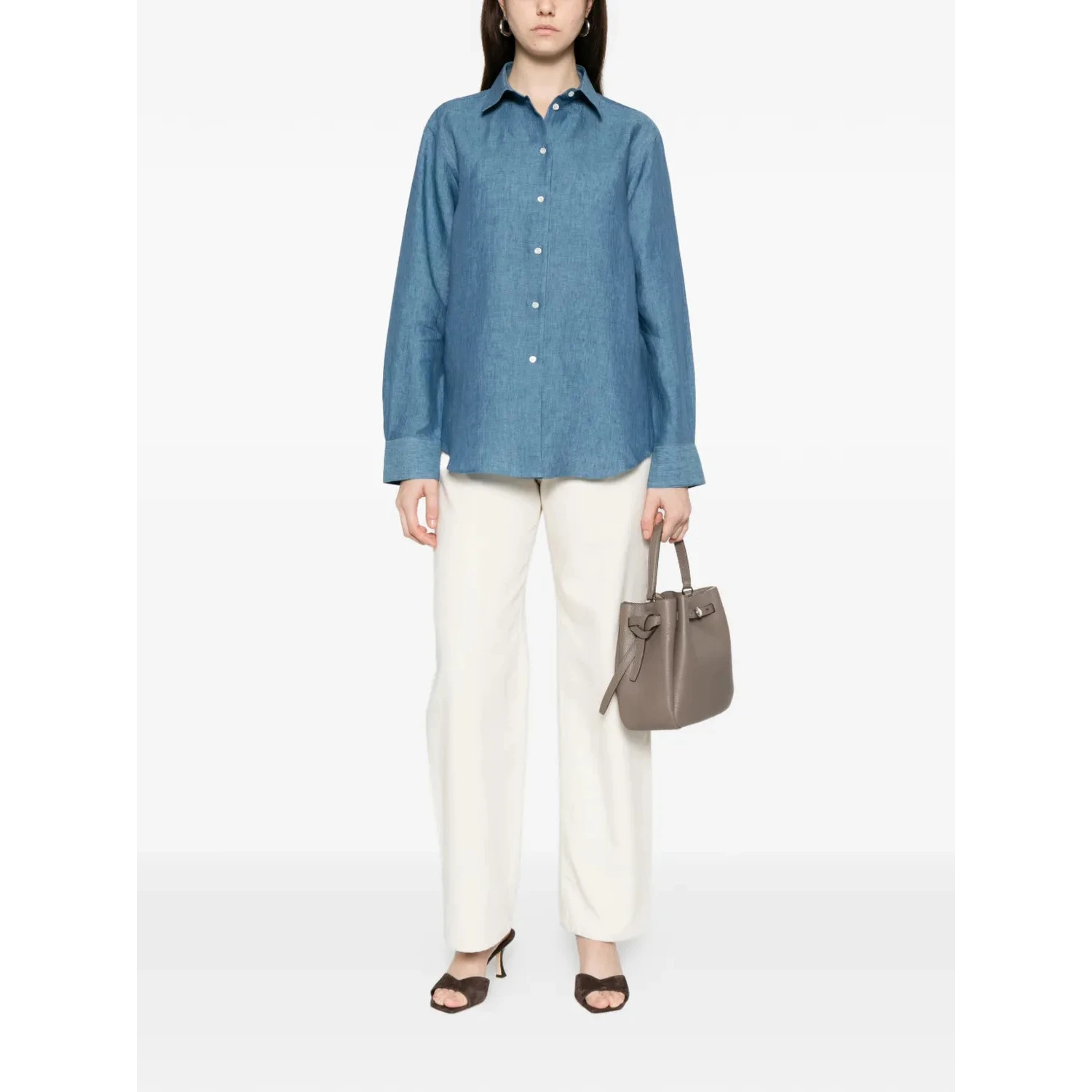 ROHE Shirts Blue