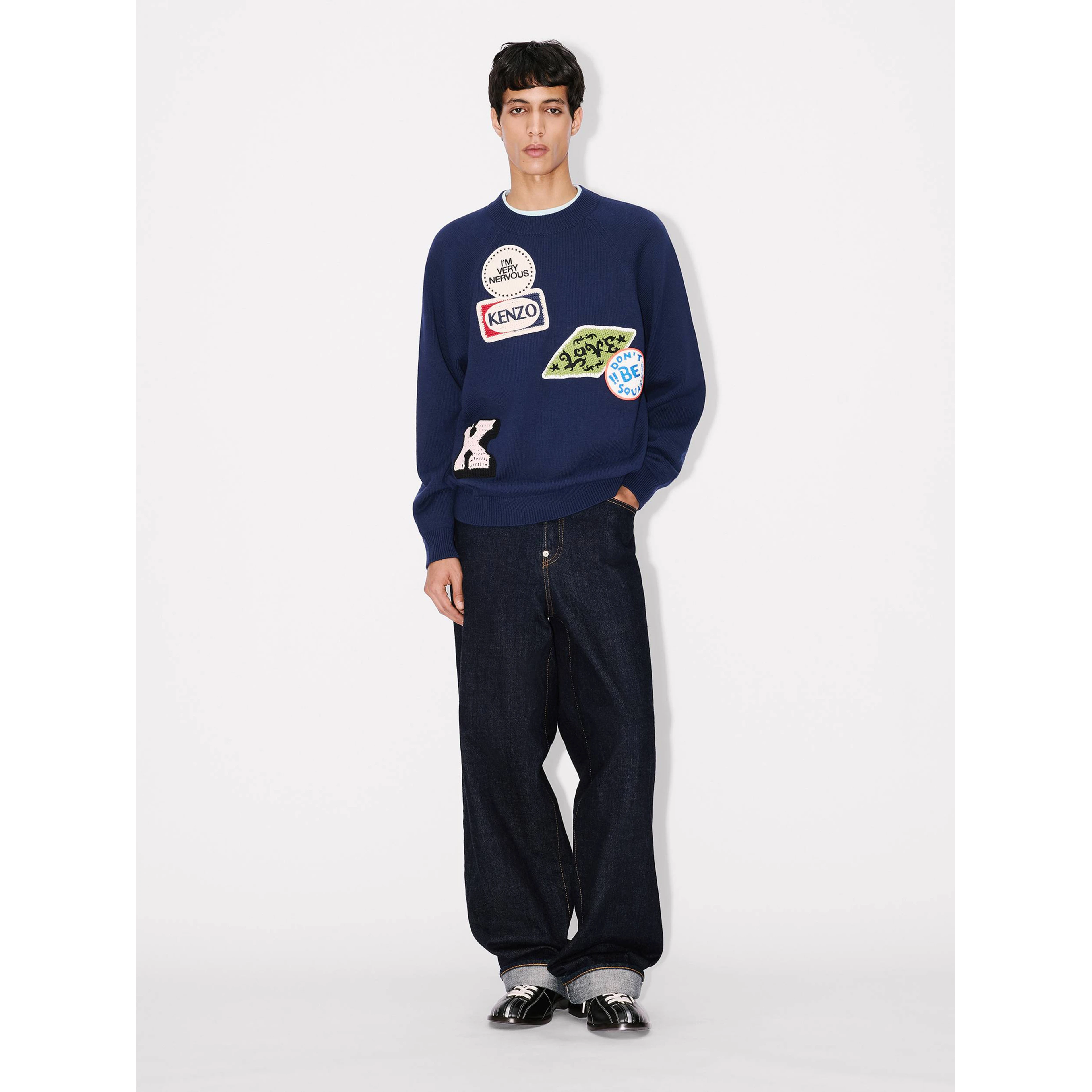Kenzo Sweaters Blue
